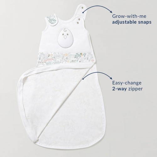 Nested Bean Zen Sack - Gently Weighted Sleep Sacks | Self-soothe and fall asleep independently | Machine Washable | 0 - 6 months / 6 - 15 months